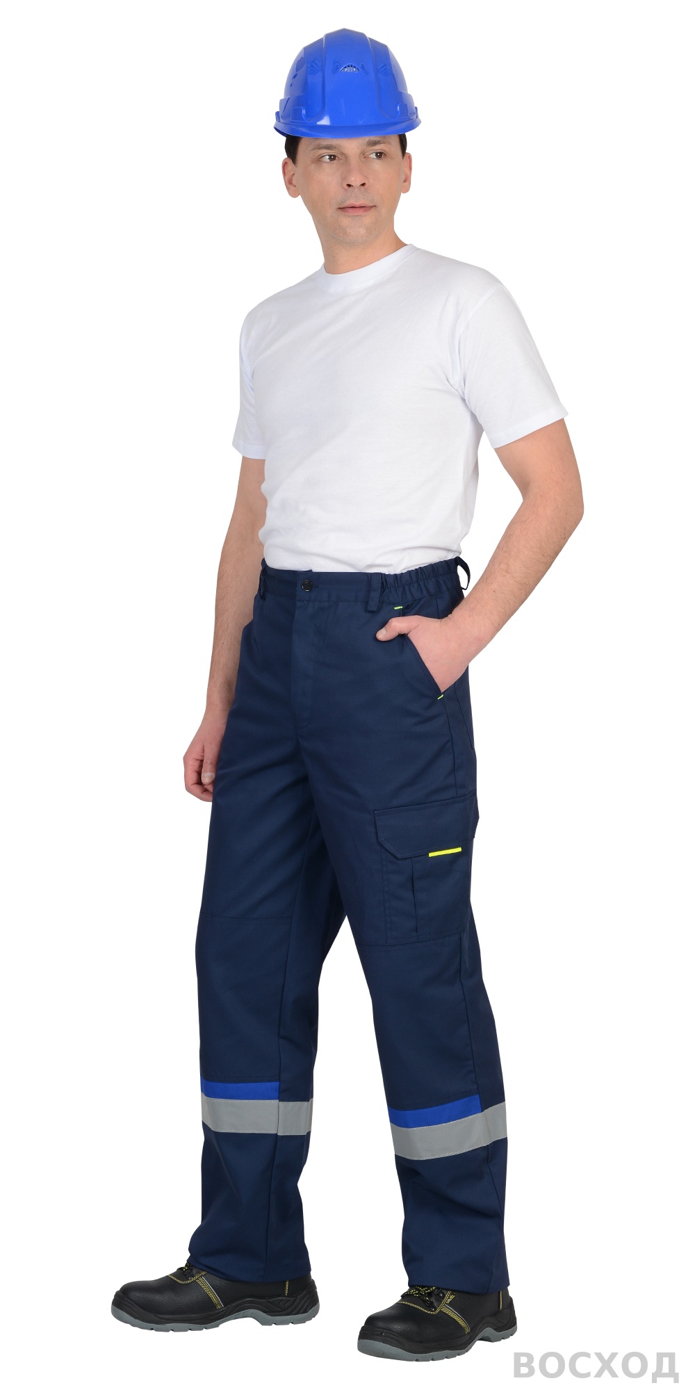 Брюки СИРИУС-БОСТОН т. с васильковым