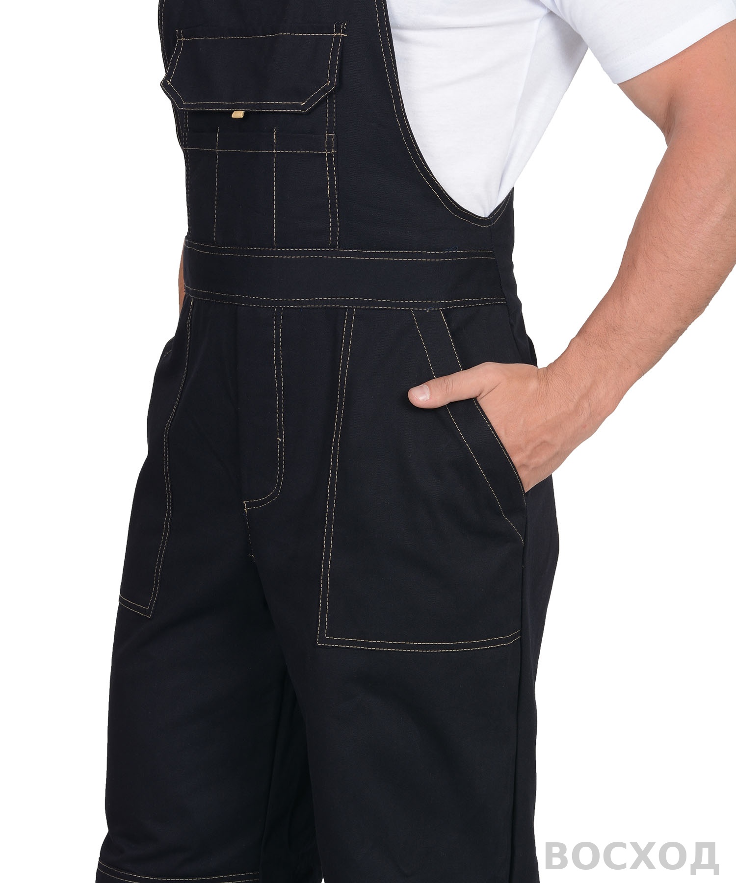 Костюм СИРИУС-ТРОЯ куртка, полукомбинезон, 100% х/б, пл. 320 г/кв.м