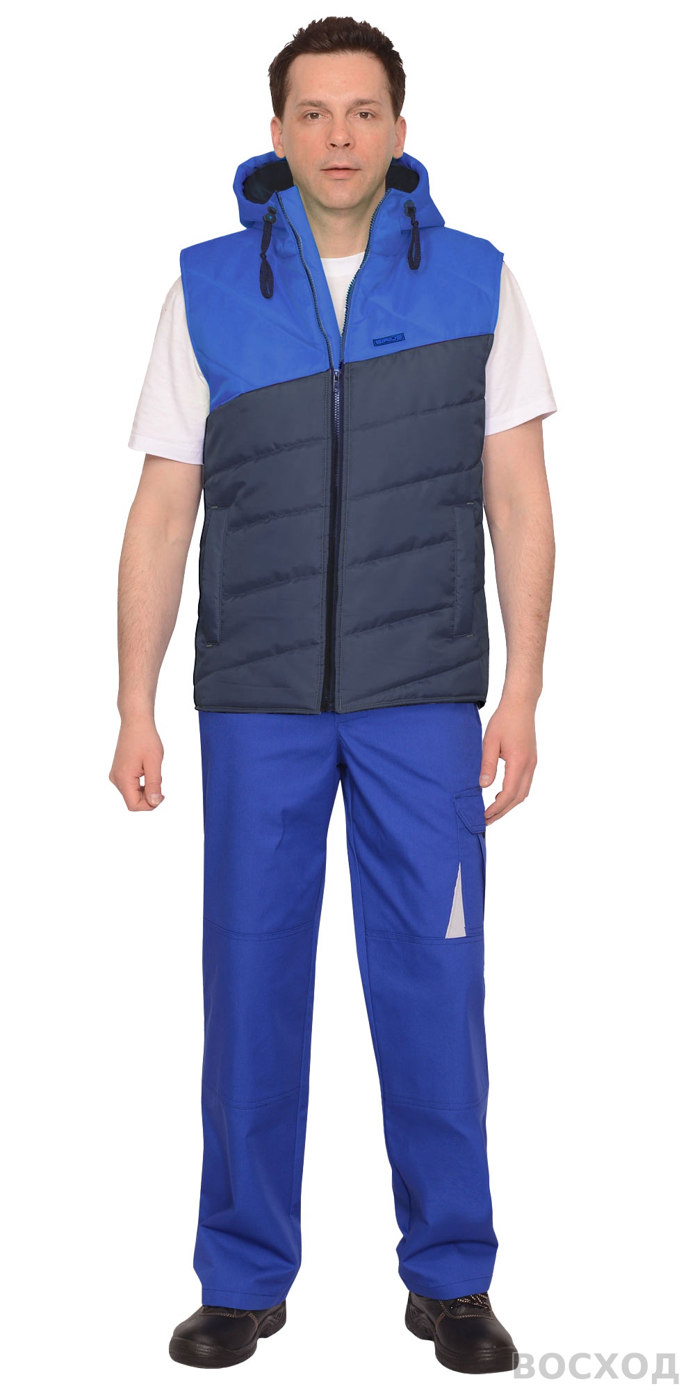 Жилет СИРИУС-ЭЛЬБРУС с васильковым