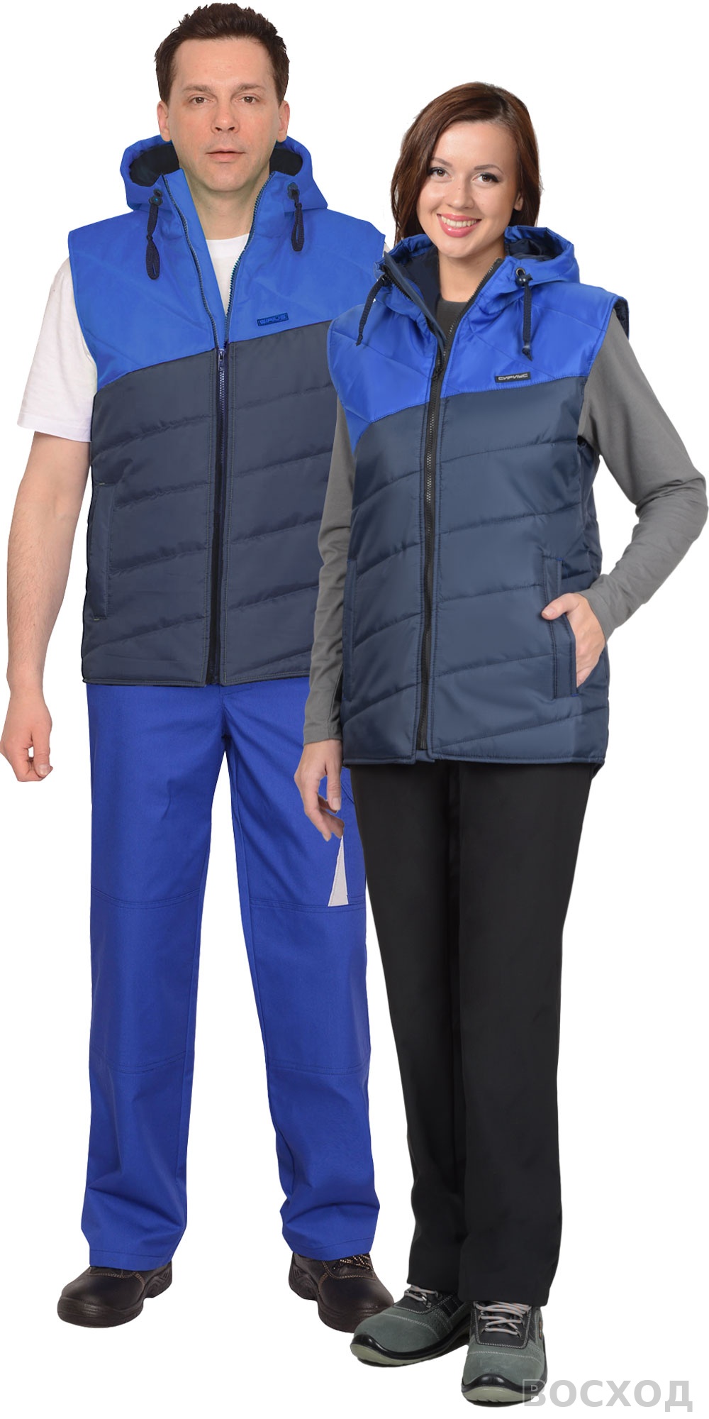 Жилет СИРИУС-ЭЛЬБРУС с васильковым