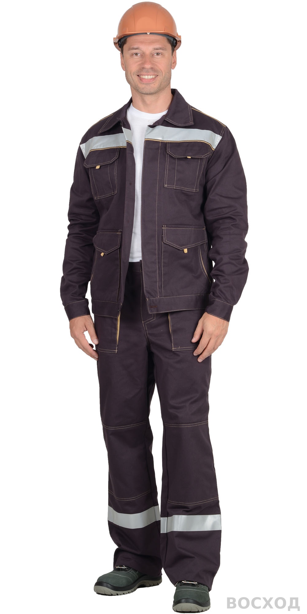 Костюм СИРИУС-ТРОЯ куртка, брюки 100% х/б, пл. 320 г/кв.м