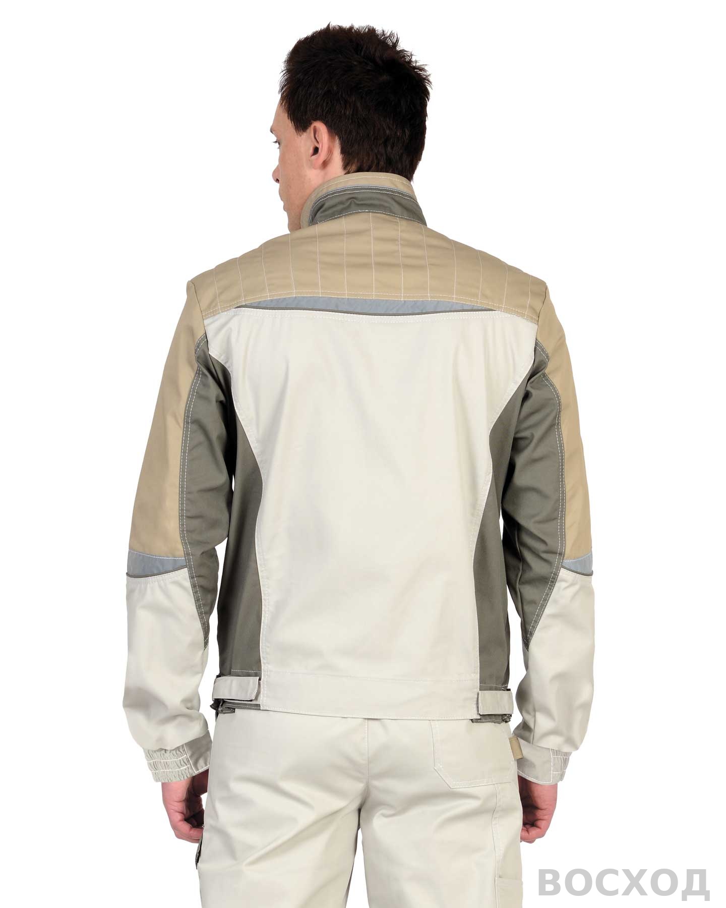 Костюм СИРИУС-КАСПИЙ куртка, п/к, с оливой, песочным и СОП