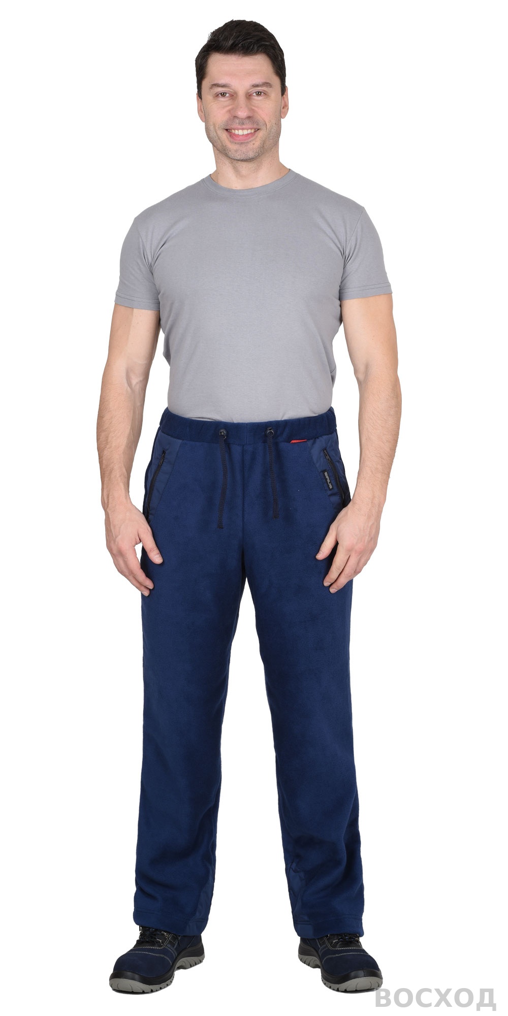 Брюки флисовые СИРИУС-АКТИВ темно- пл 280 г/кв.м