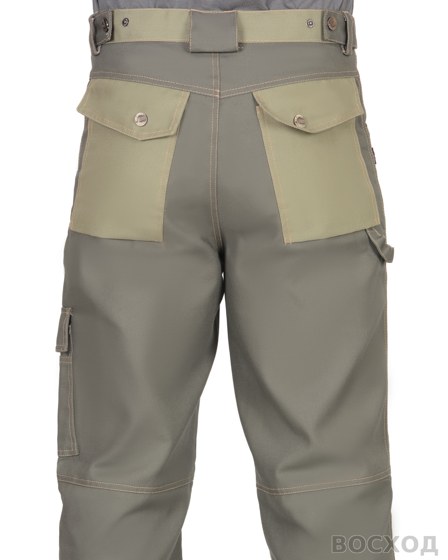 Брюки СИРИУС-ВЕСТ-ВОРК т. со св.оливковым пл. 275 г/кв.м