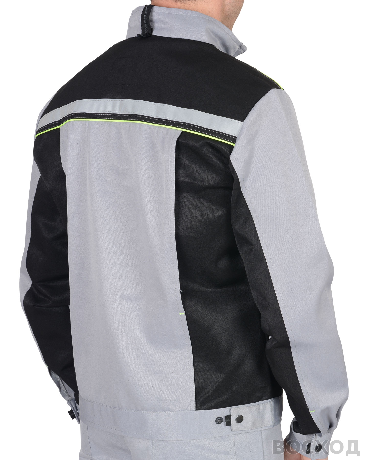 Костюм СИРИУС-ПРАКТИК куртка, п/к св. с черным