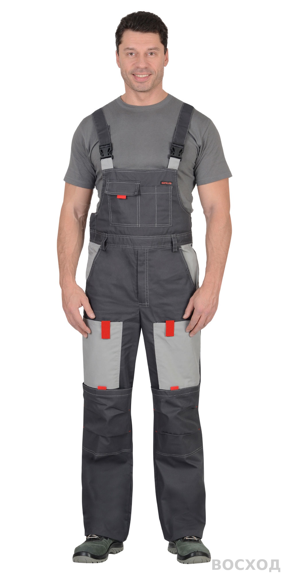 Костюм СИРИУС-ФАВОРИТ куртка, п/к т. со св.серым