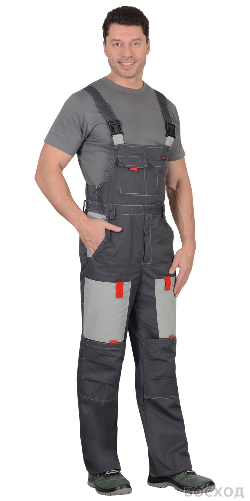 Костюм СИРИУС-ФАВОРИТ куртка, п/к т. со св.серым