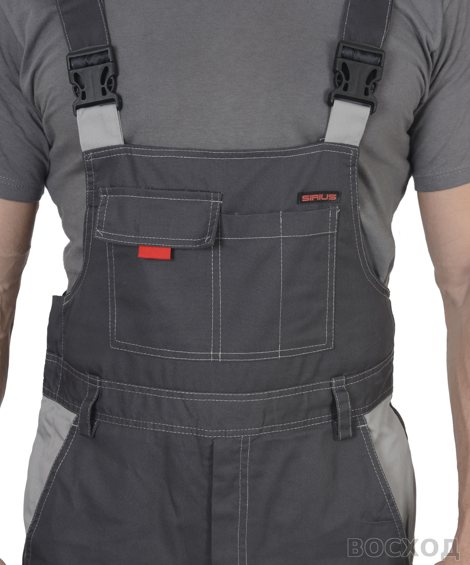 Костюм СИРИУС-ФАВОРИТ куртка, п/к т. со св.серым