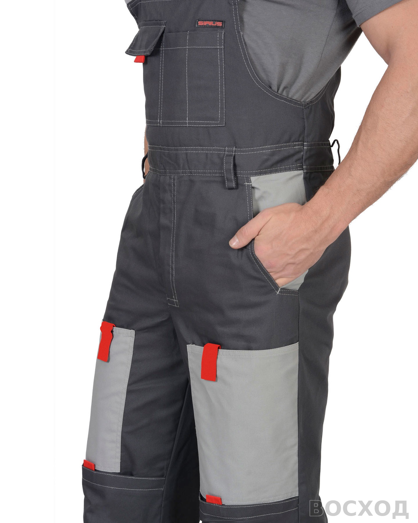 Костюм СИРИУС-ФАВОРИТ куртка, п/к т. со св.серым