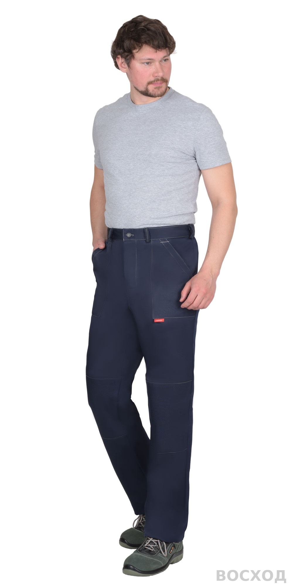 Костюм СИРИУС-СТАНДАРТ куртка, брюки т. с васильковым СОП 50 мм