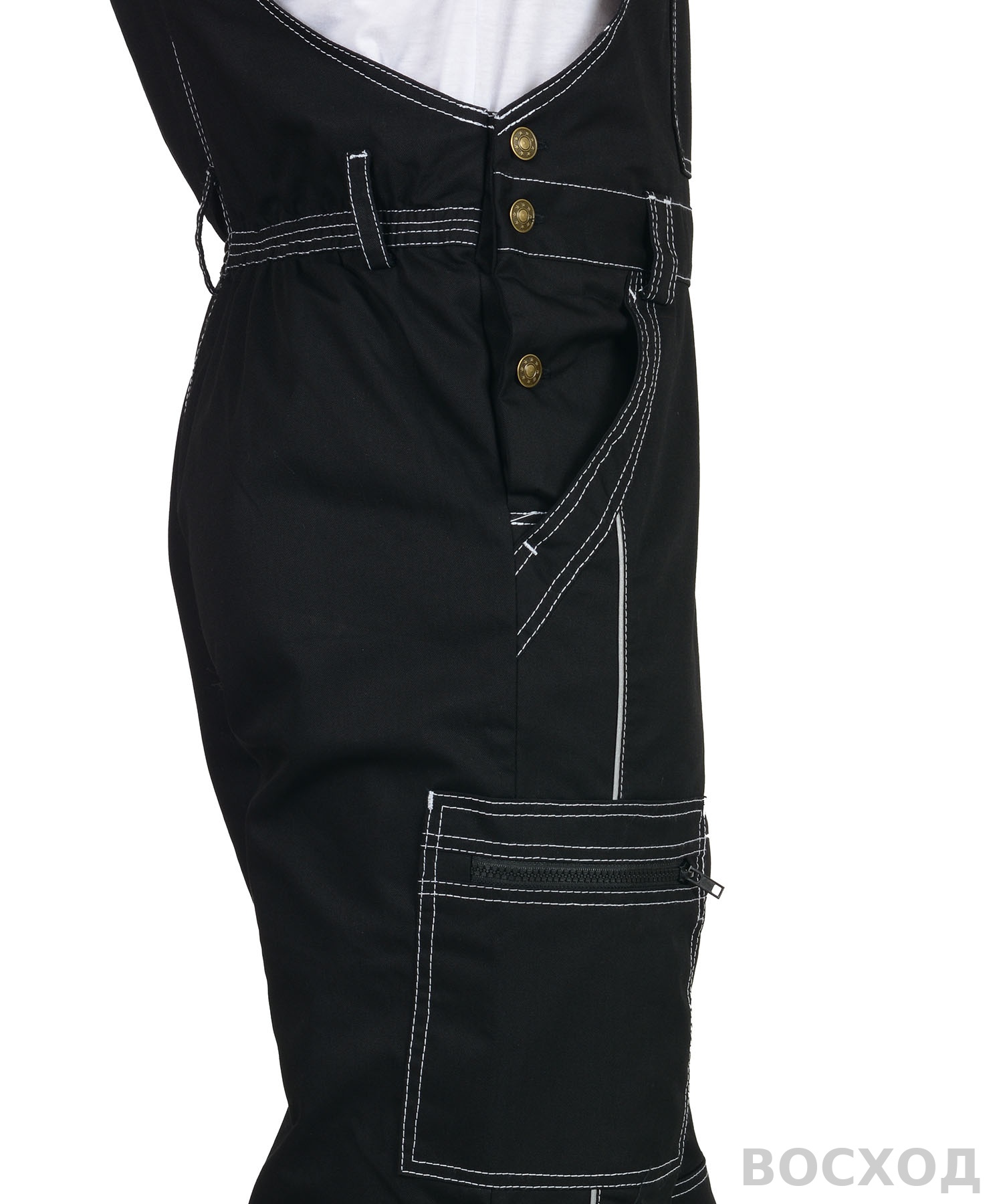 Полукомбинезон СИРИУС-ПРЕСТИЖ черный