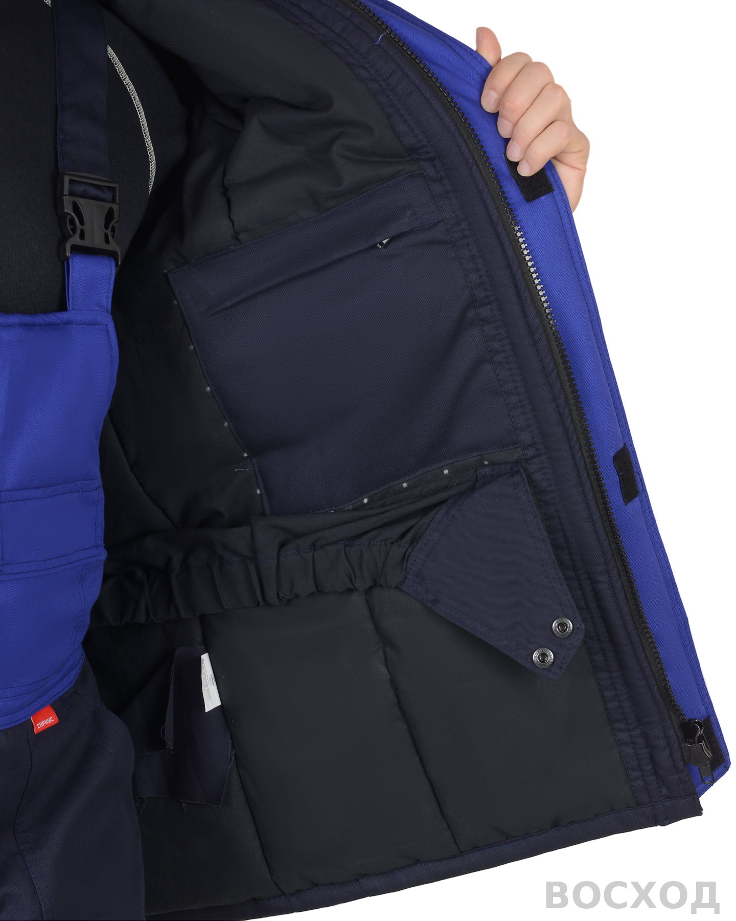 Костюм СИРИУС-СУРГУТ-С-РОСС куртка, п/к антистат МВО