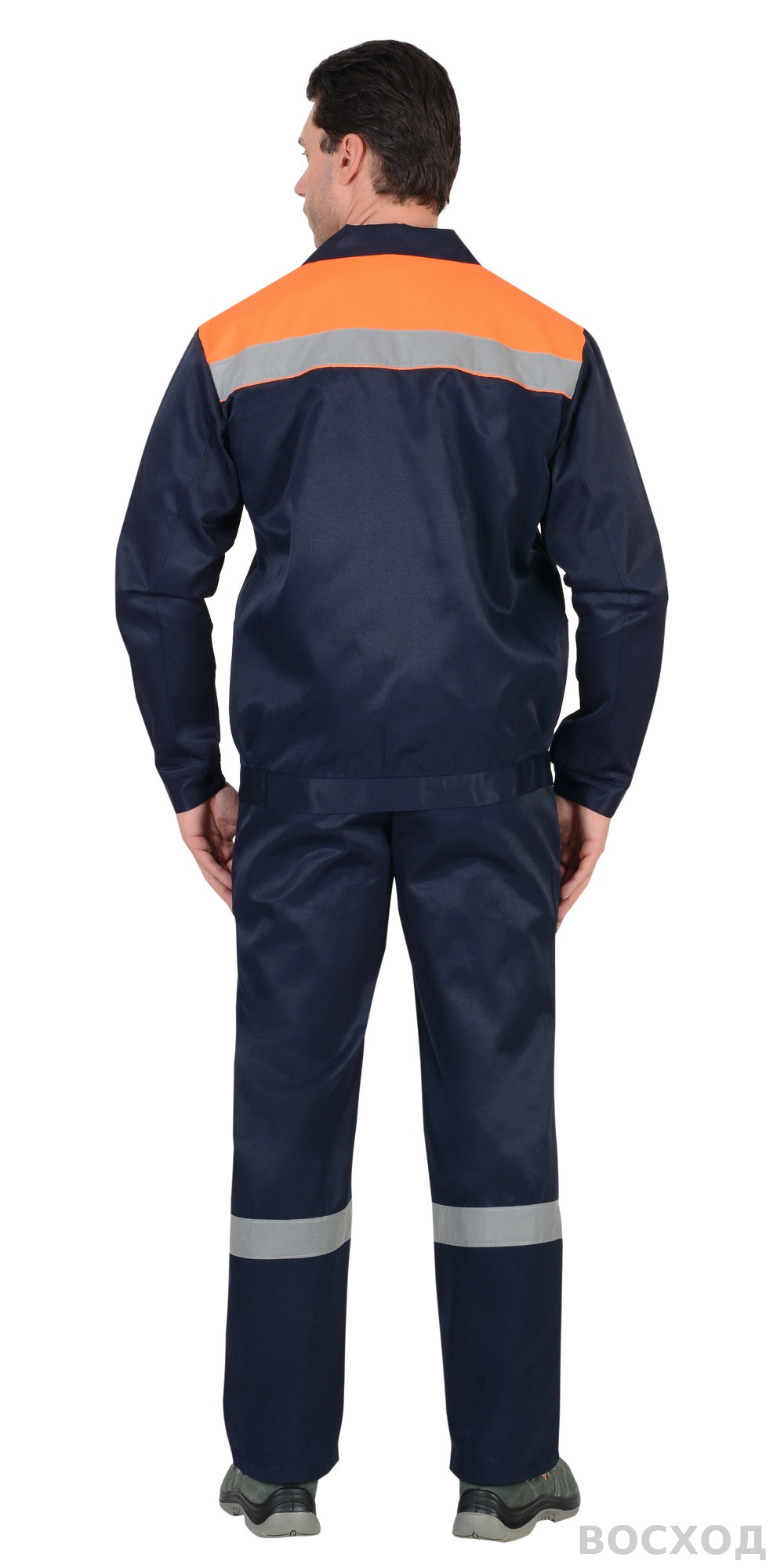 Костюм СИРИУС-СТРОЙГРАД куртка, п/к т. с оранжевым СОП 50мм