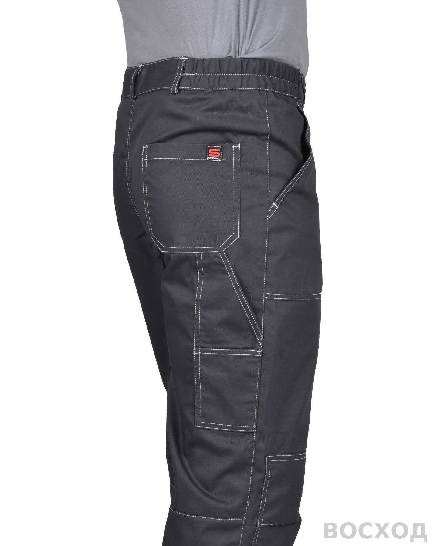 Брюки СИРИУС-ФАВОРИТ-ЛЮКС т. с серым