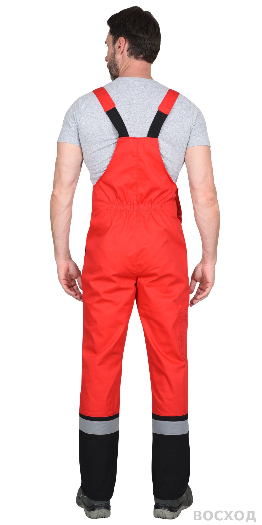 Костюм СИРИУС-МАСТЕР летний: куртка, полукомбинезон, с чёрной отделкой