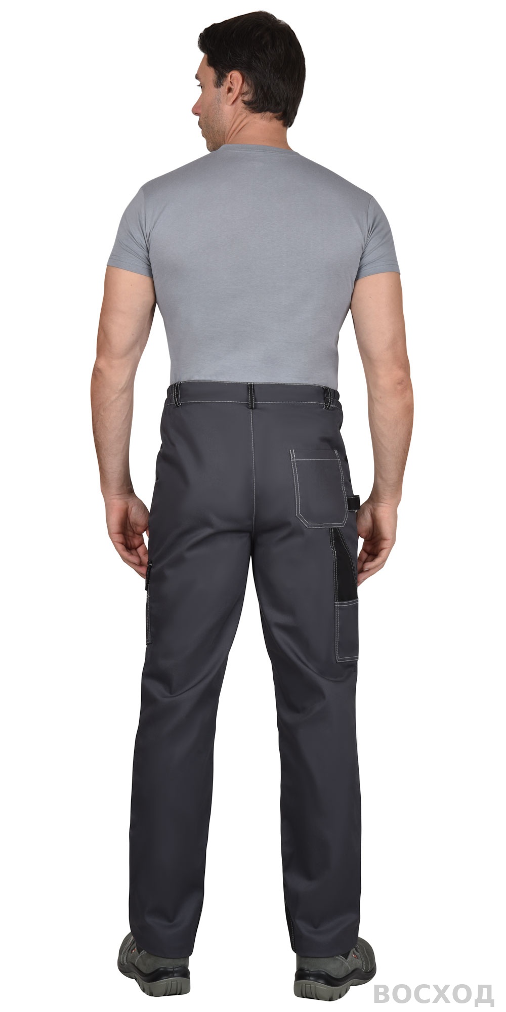 Костюм СИРИУС-ФАВОРИТ-МЕГА мужской летний, куртка и брюки, с красным и черным, СОП