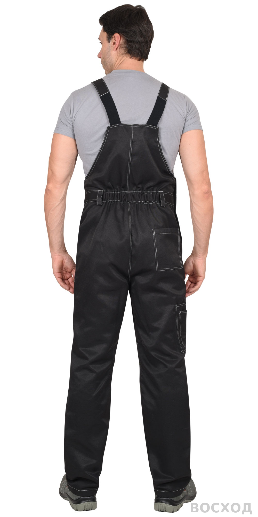 Костюм СИРИУС-ФАВОРИТ куртка, п/к черный со св.серым