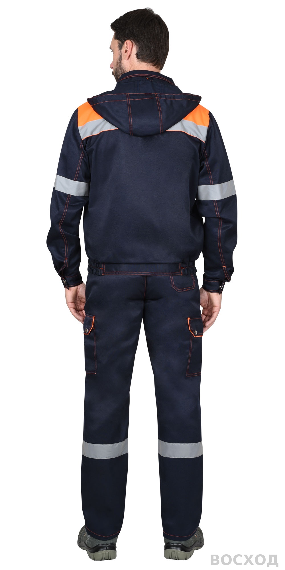Костюм СИРИУС-ТИТАН куртка, п/к с оранжевым и СОП