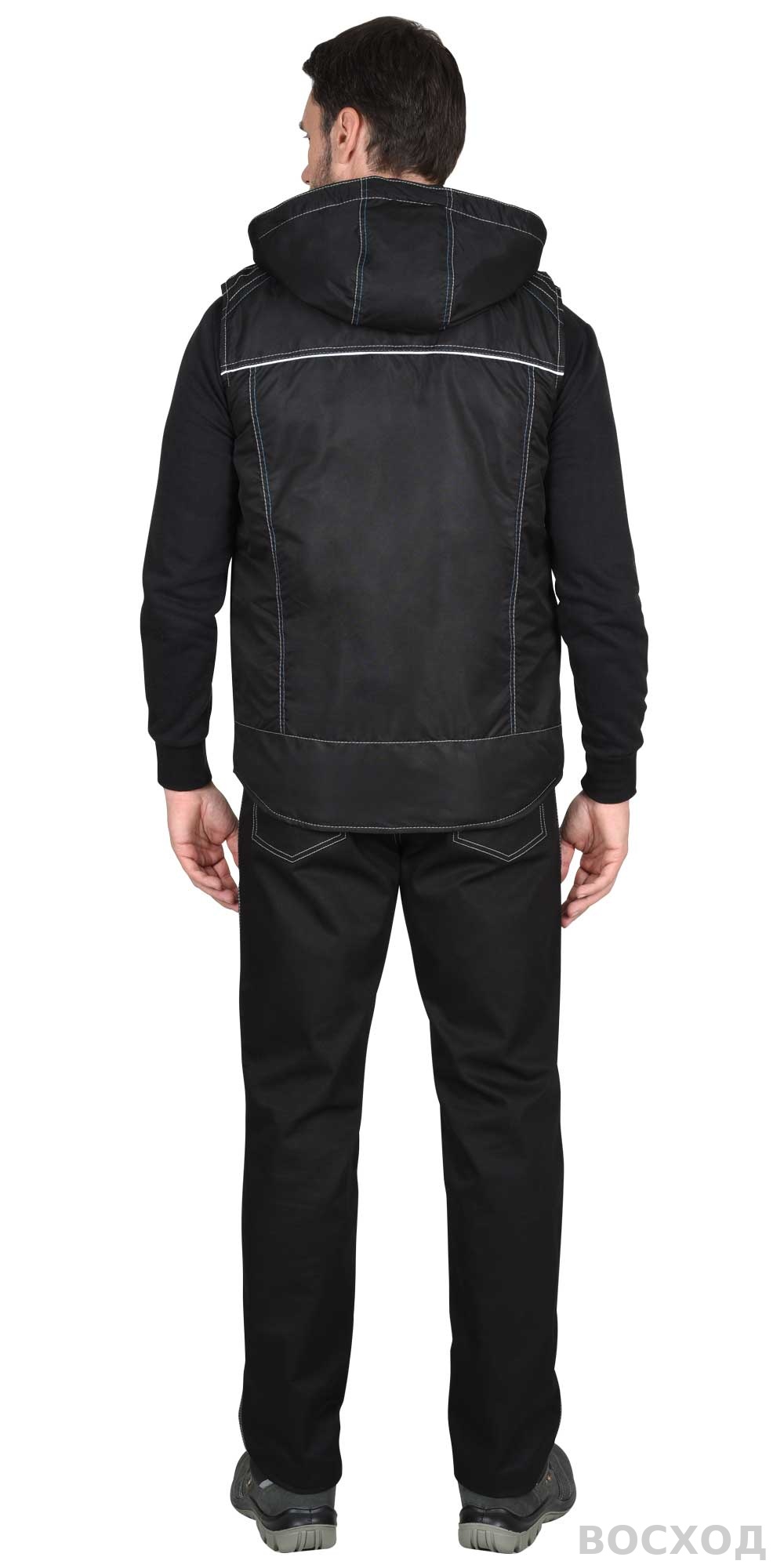 Жилет СИРИУС-АЛЕКС утепленный с капюшоном