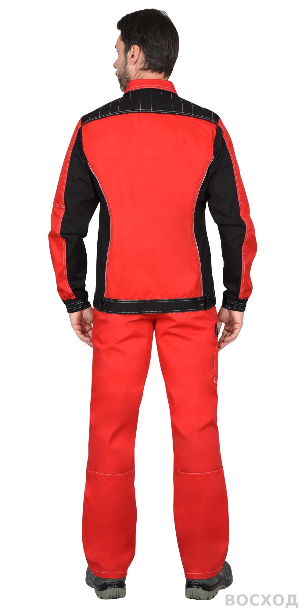 Костюм СИРИУС-ПРЕСТИЖ куртка, полукомбинезон с черным