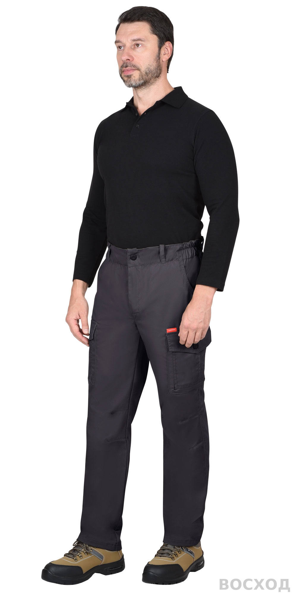 Брюки СИРИУС-ТАКТИК темно- тк. механический стрейч с ВО