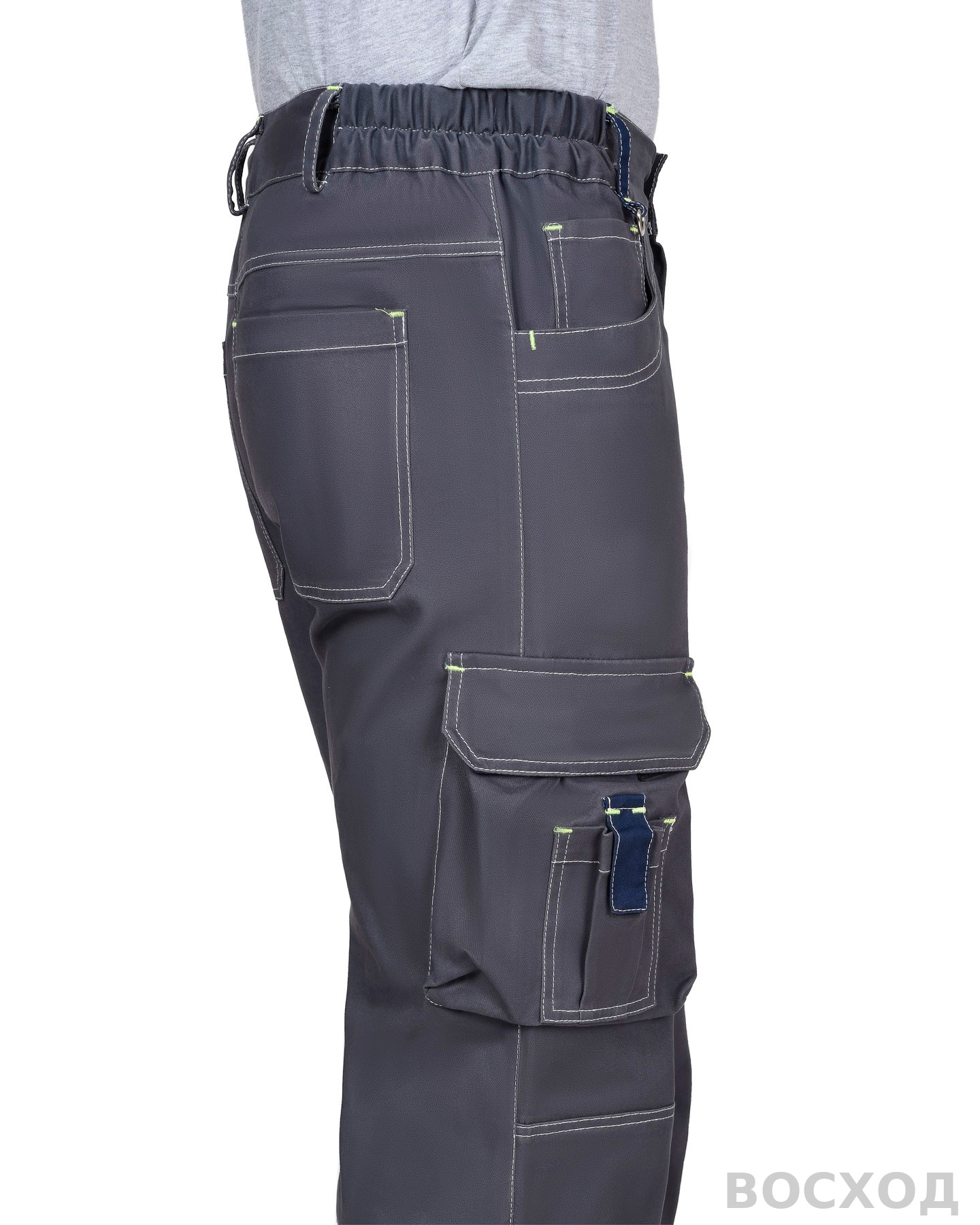 Костюм СИРИУС-ДЖЕТ куртка, брюки т- с синим тк. мех. стрейч с ВО