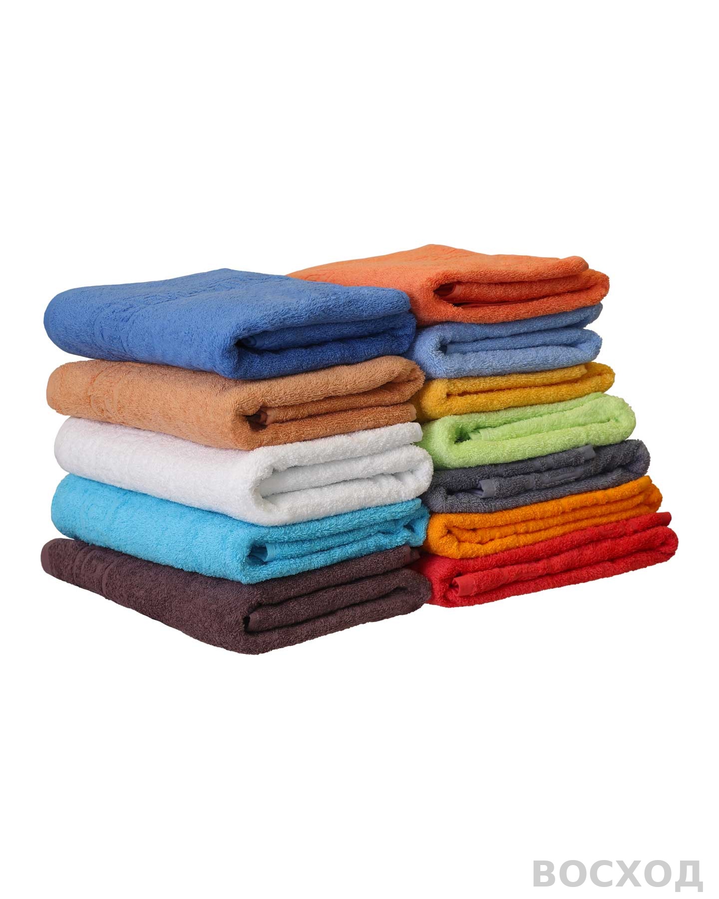 Полотенце махровое (50х90) темно-бирюзовый 430 г/м2 (Туркмения) (х100) (ЧЗ)