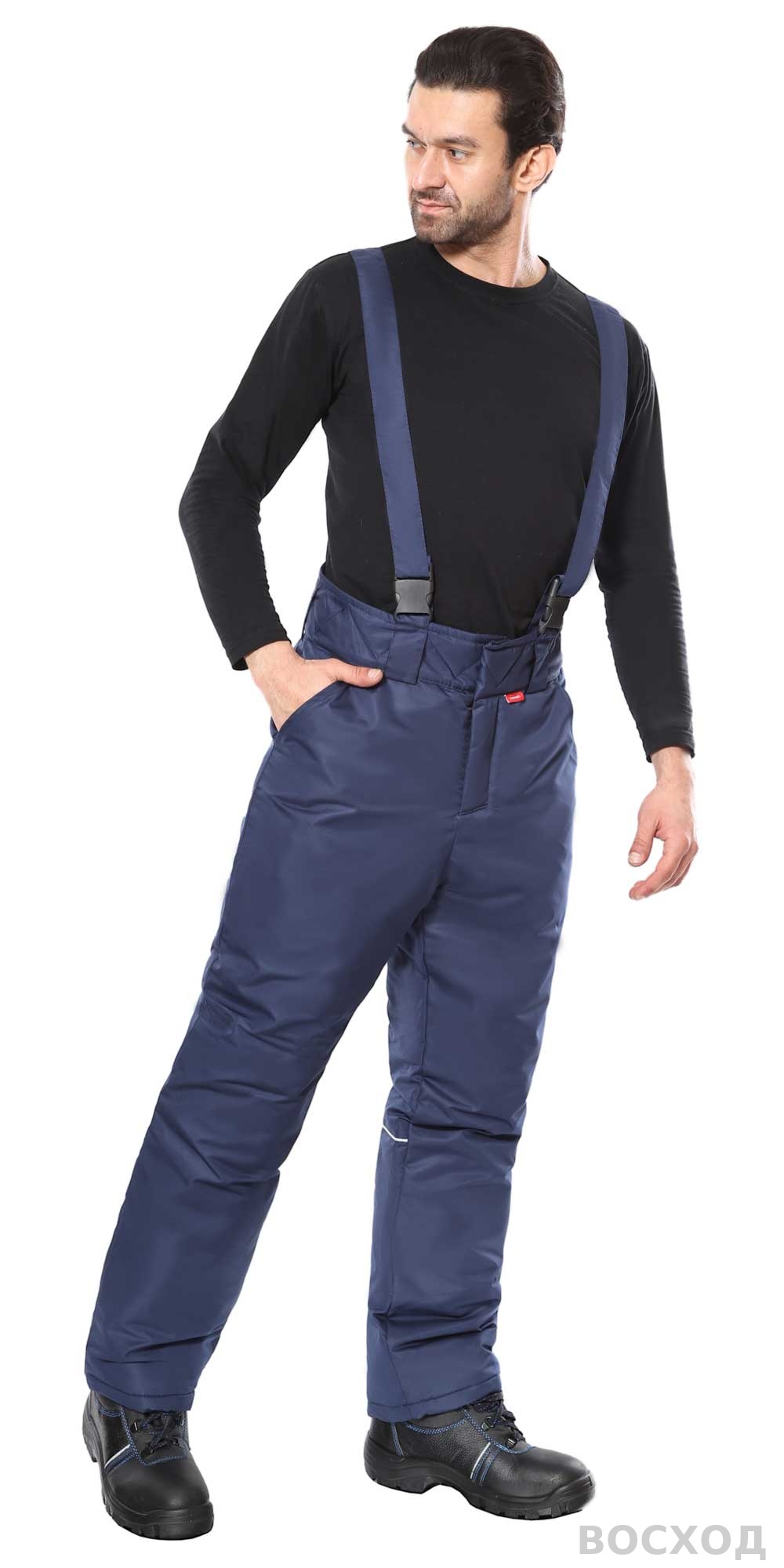 Костюм СИРИУС-КОМФОРТ зимний, куртка, брюки, с чёрным