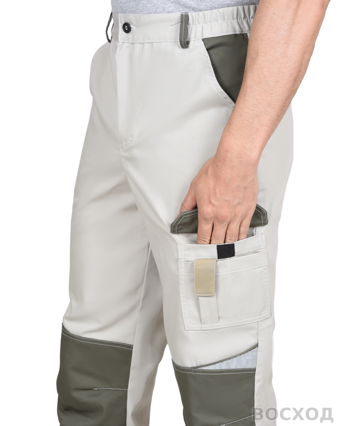 Костюм СИРИУС-КАСПИЙ куртка, брюки, с оливой, песочным и СОП