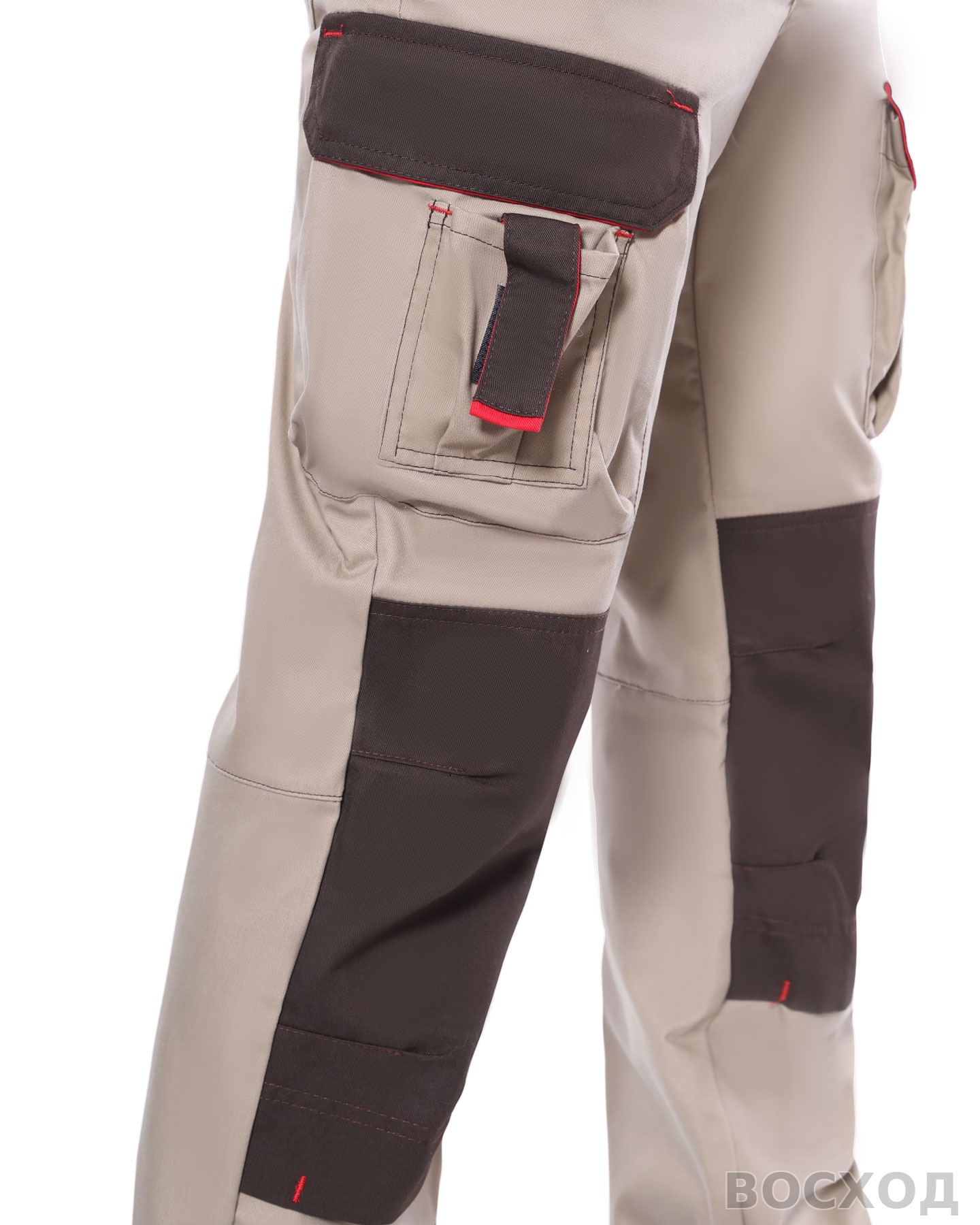 Полукомбинезон СИРИУС-ДЖЕТ БРАУН с т.коричневым тк. мех. стрейч с ВО