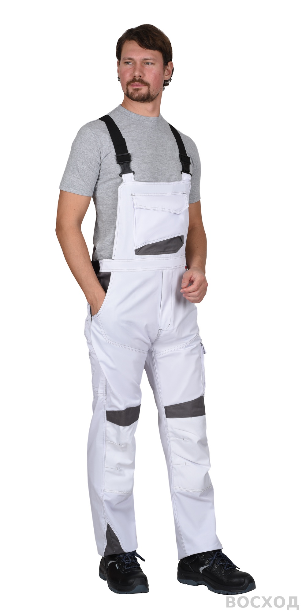 Полукомбинезон СИРИУС-ЦИТРИН со средне-серым