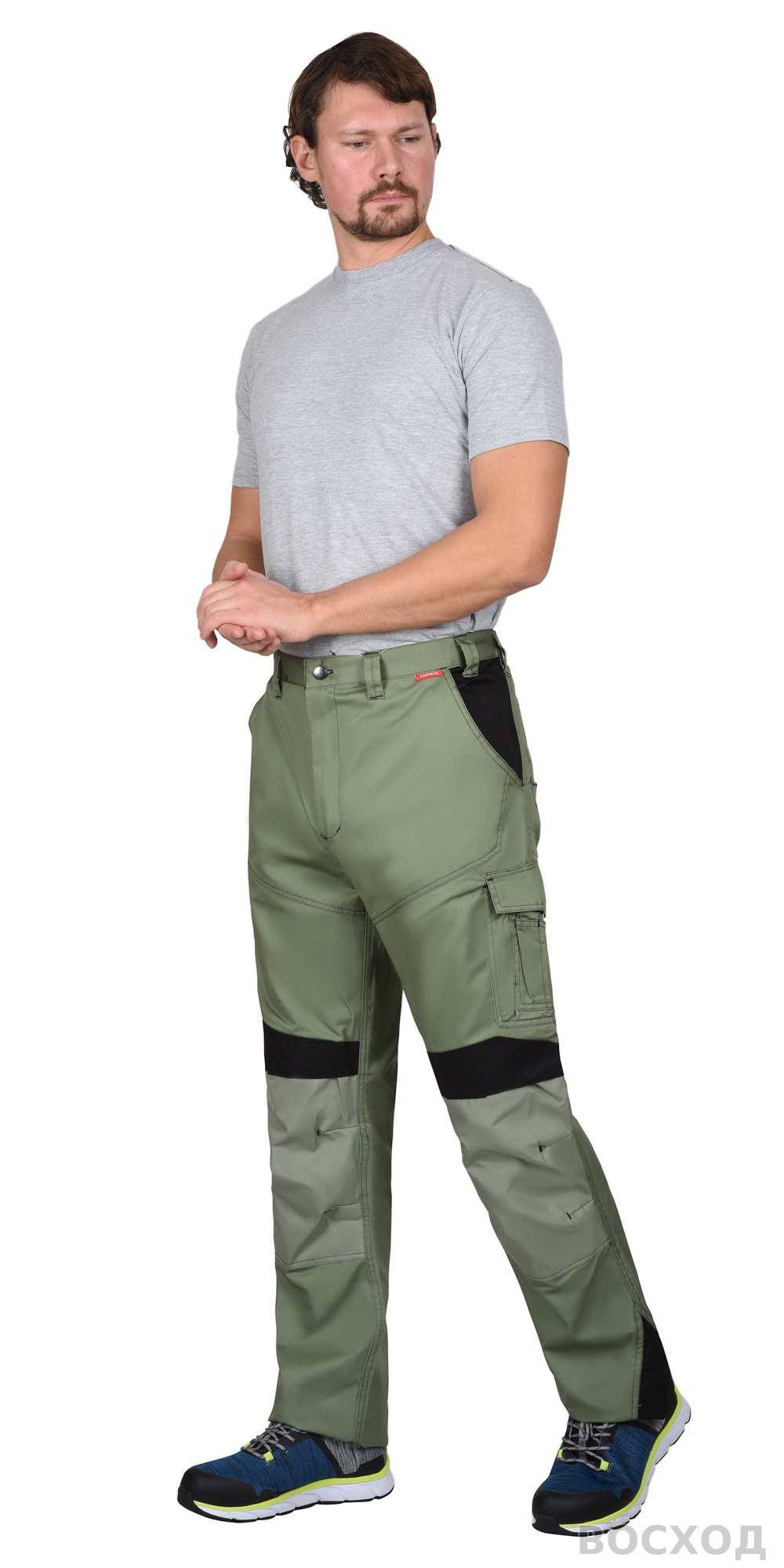 Брюки СИРИУС-ЦИТРИН светло- с черным