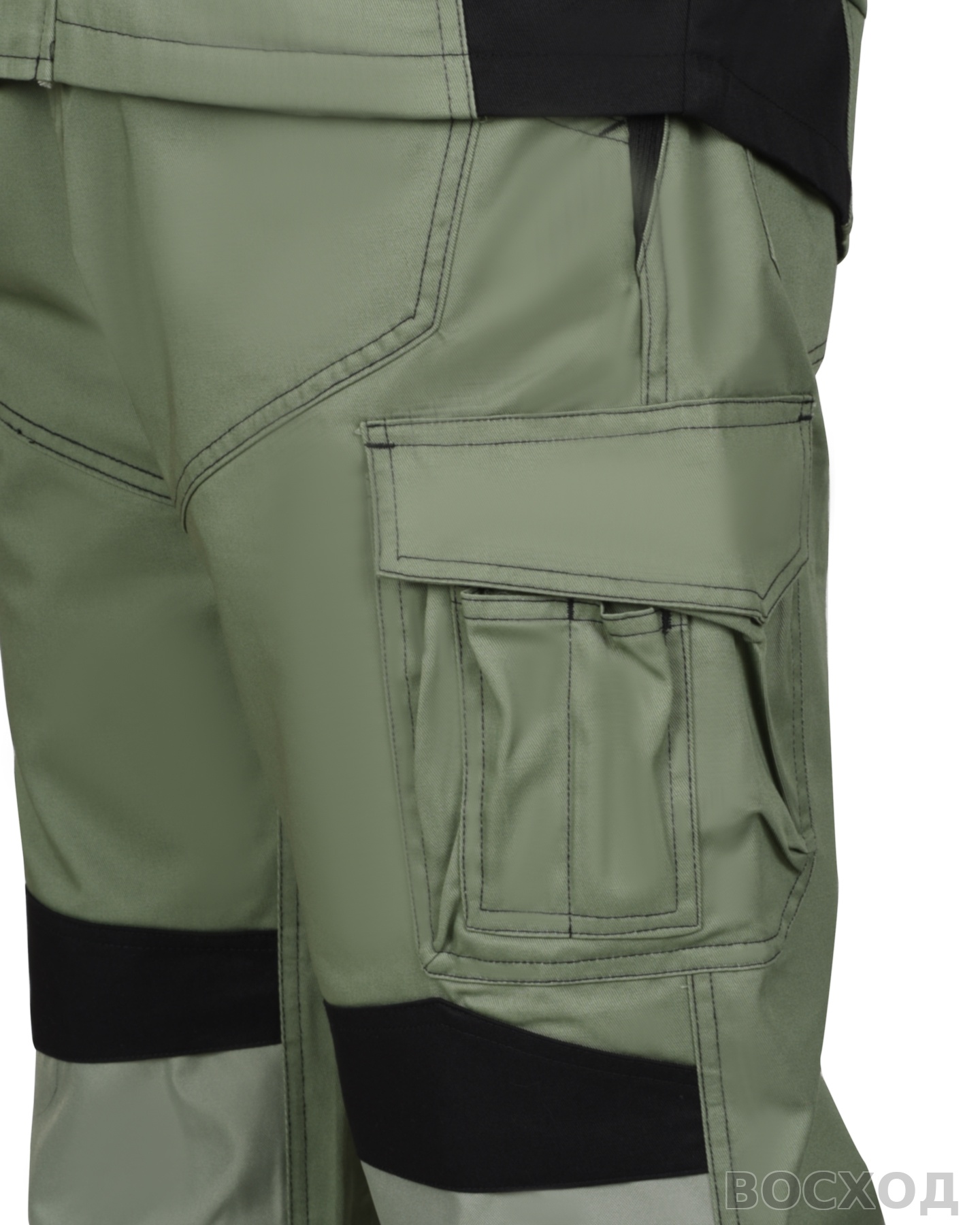 Брюки СИРИУС-ЦИТРИН светло- с черным