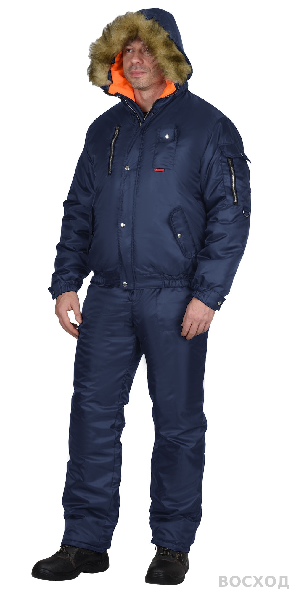 Куртка СИРИУС-АЛЯСКА мужская укороченная темно-синяя