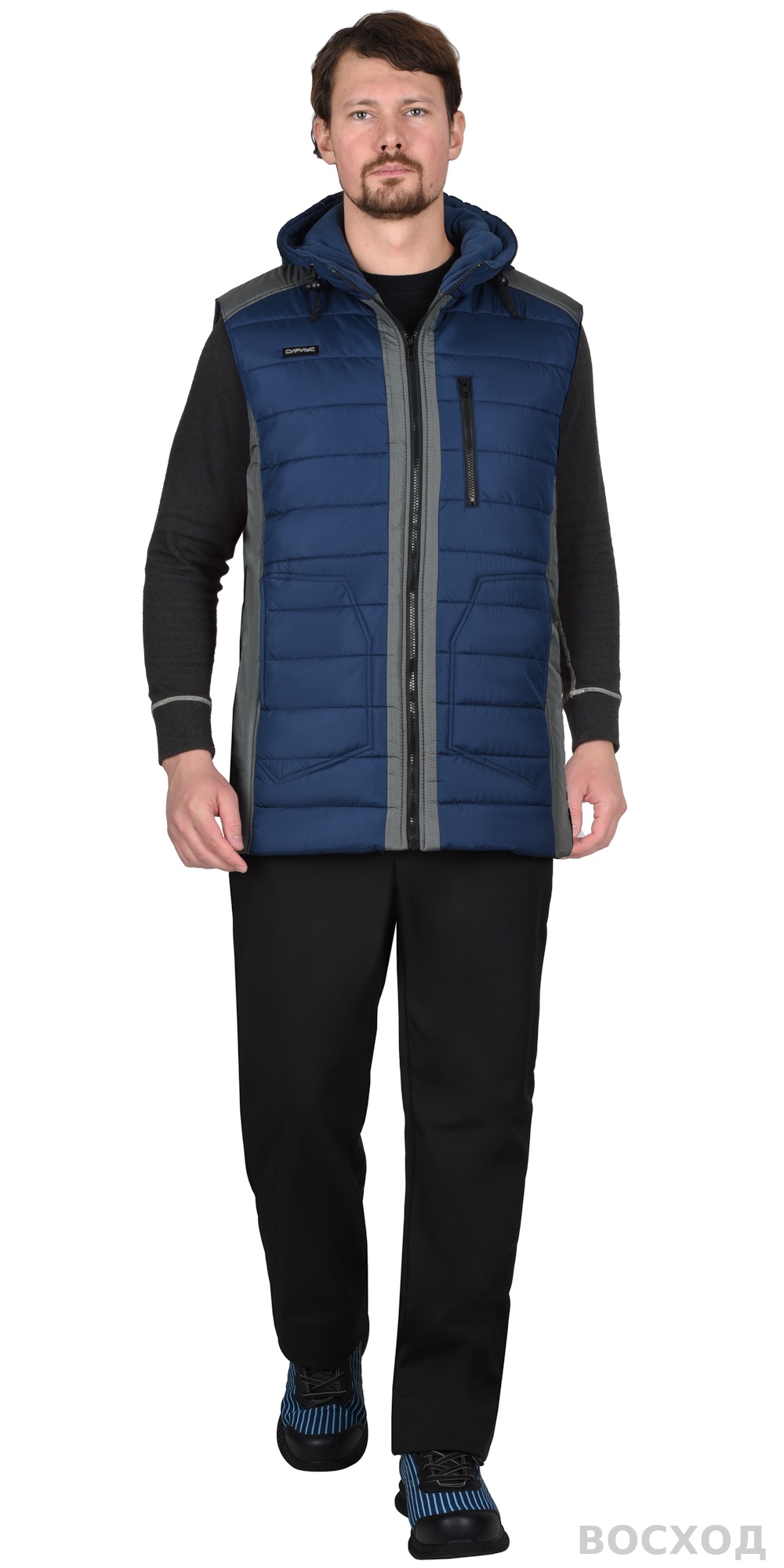 Жилет СИРИУС-УРБАН с серым