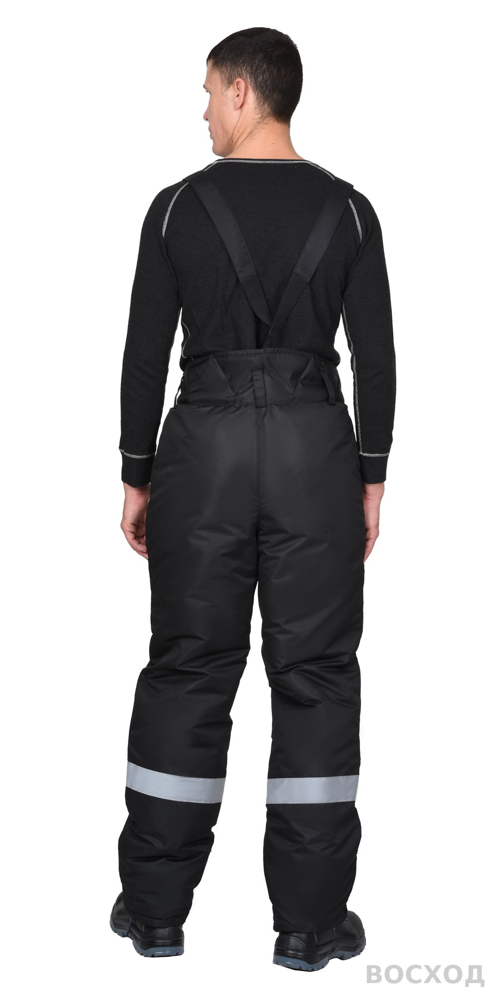 Брюки СИРИУС-АЛЕКС зимние, черные с СОП