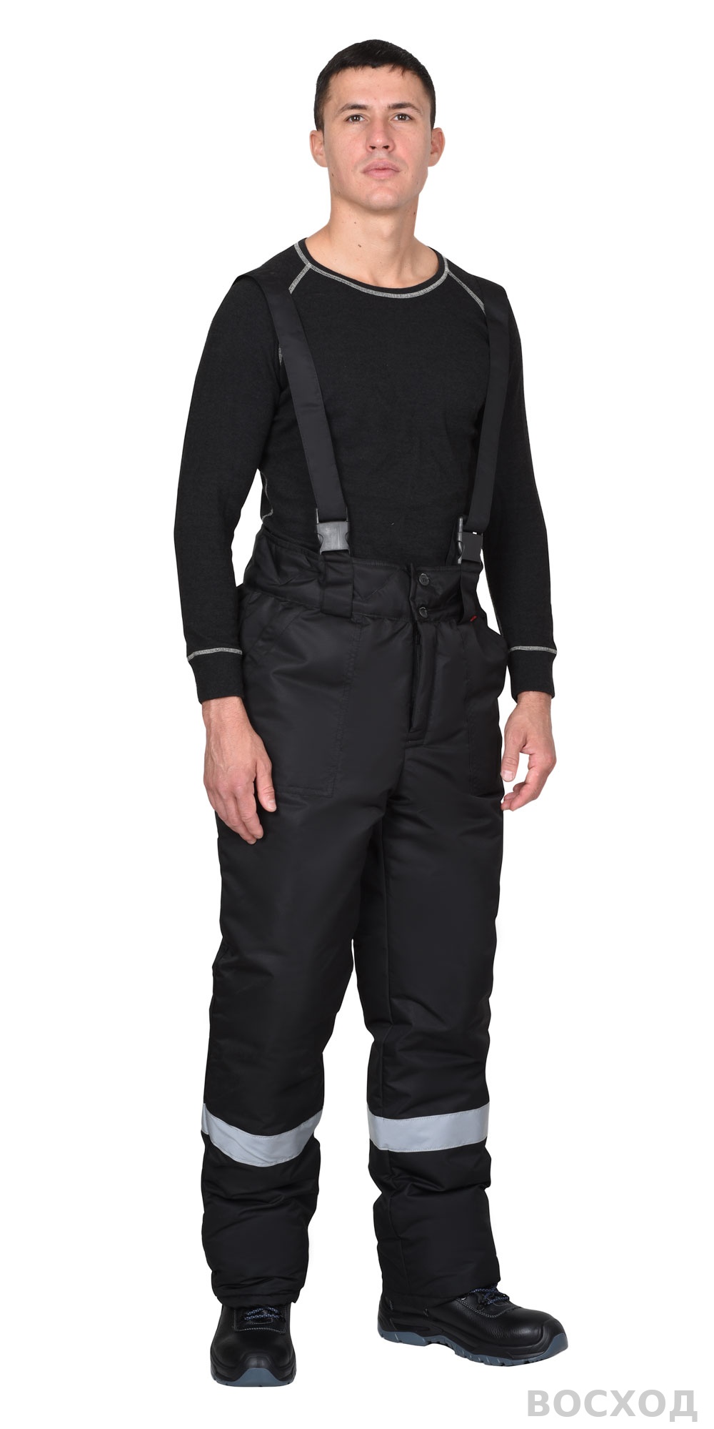 Костюм СИРИУС-КОМФОРТ куртка, брюки, темно- с черным