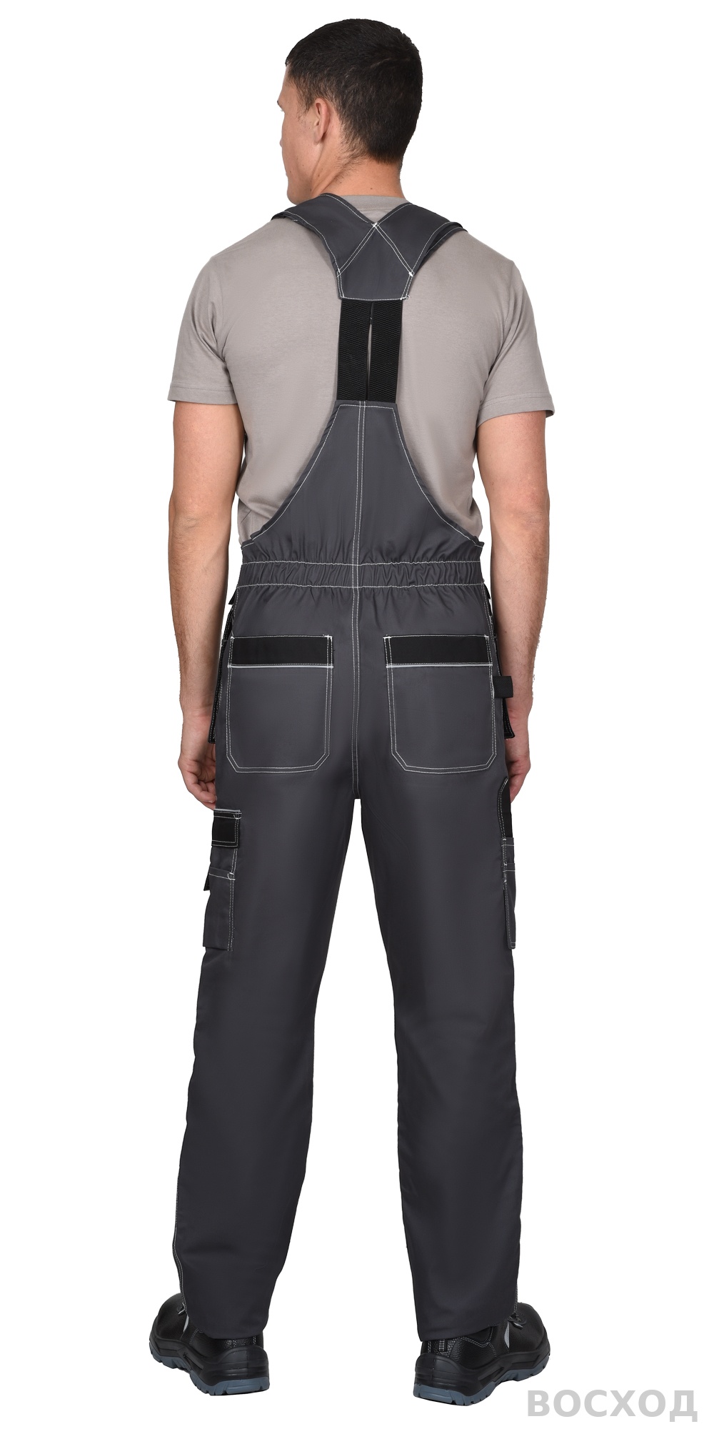 Полукомбинезон СИРИУС-ПРЕСТИЖ-Л темно- с черным