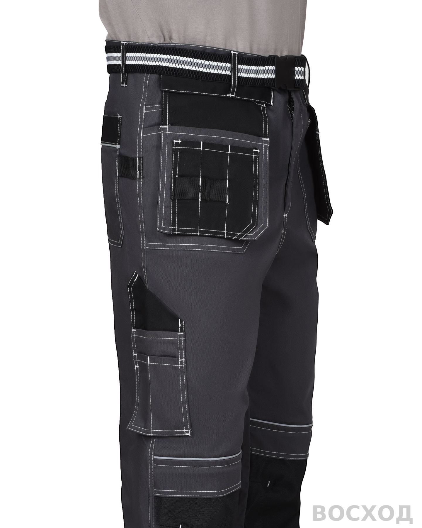 Брюки СИРИУС-ПРЕСТИЖ-Л темно- с черным