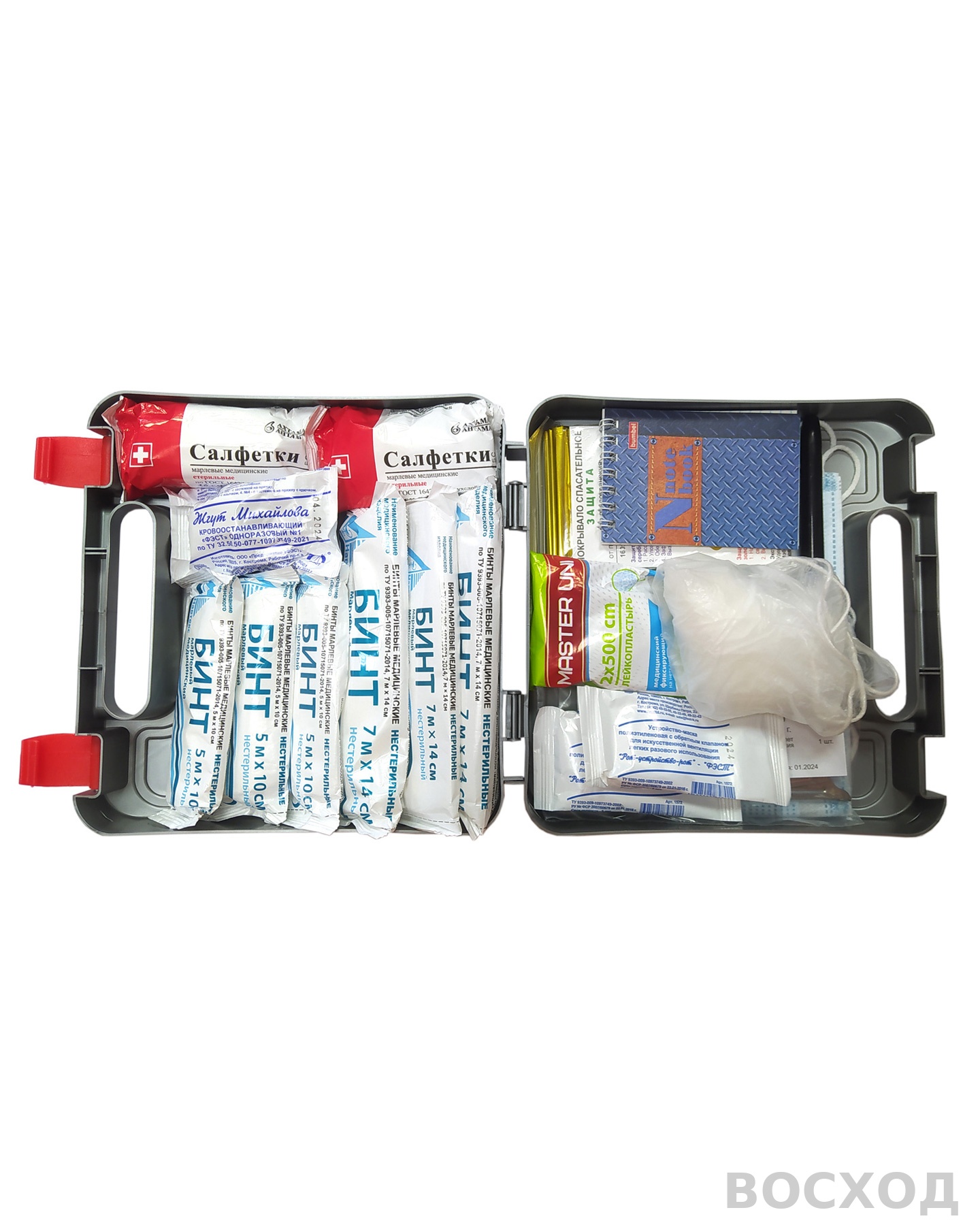 Аптечка ФЭСТ автомобильная Приказ 260н (футляр-полистирол), арт.3736 (х18)