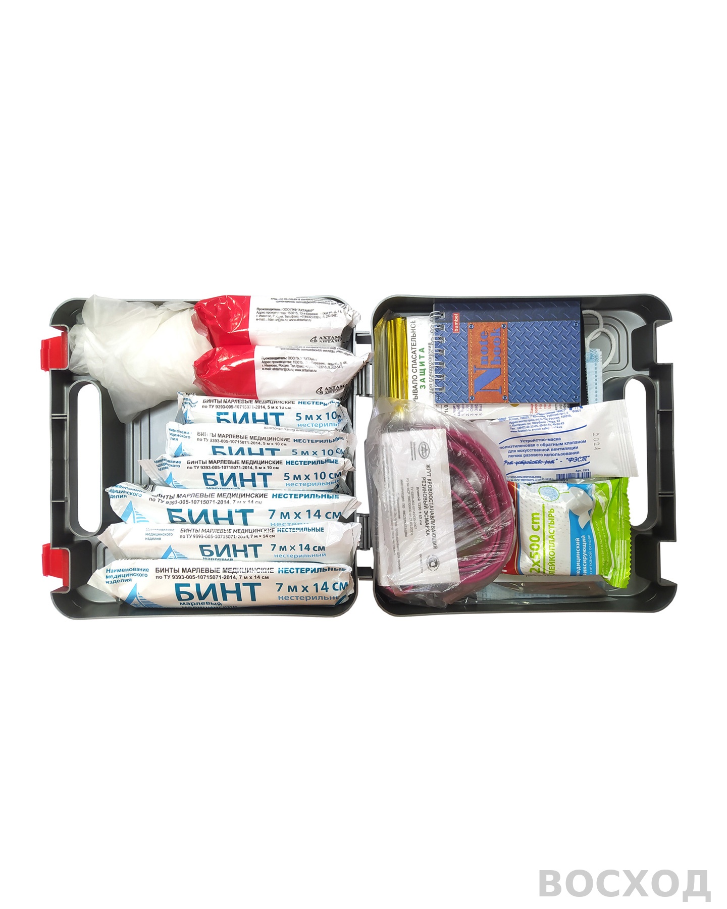 Аптечка ФЭСТ автомобильная Приказ 260н (футляр-полистирол), арт.3751 (х20)