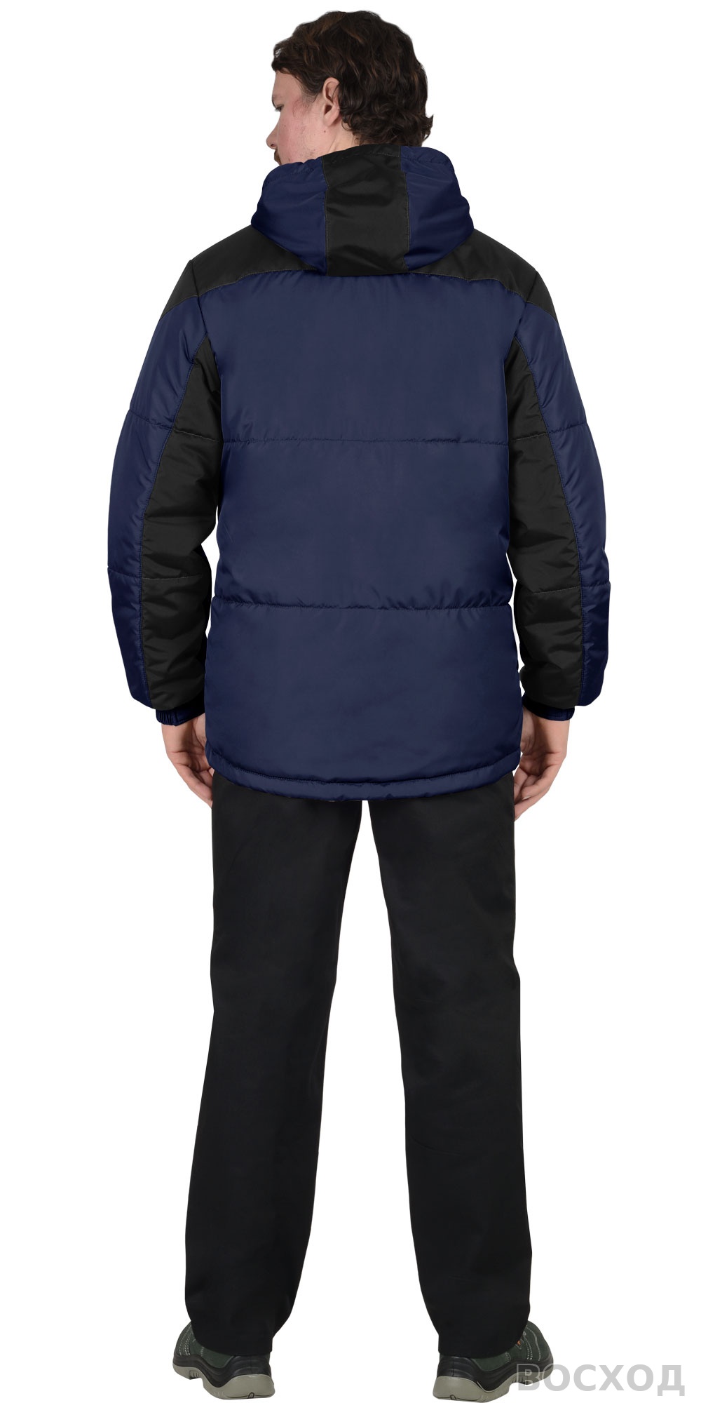 Куртка СИРИУС-СПРИНТЕР мужская, темно-синяя с черным