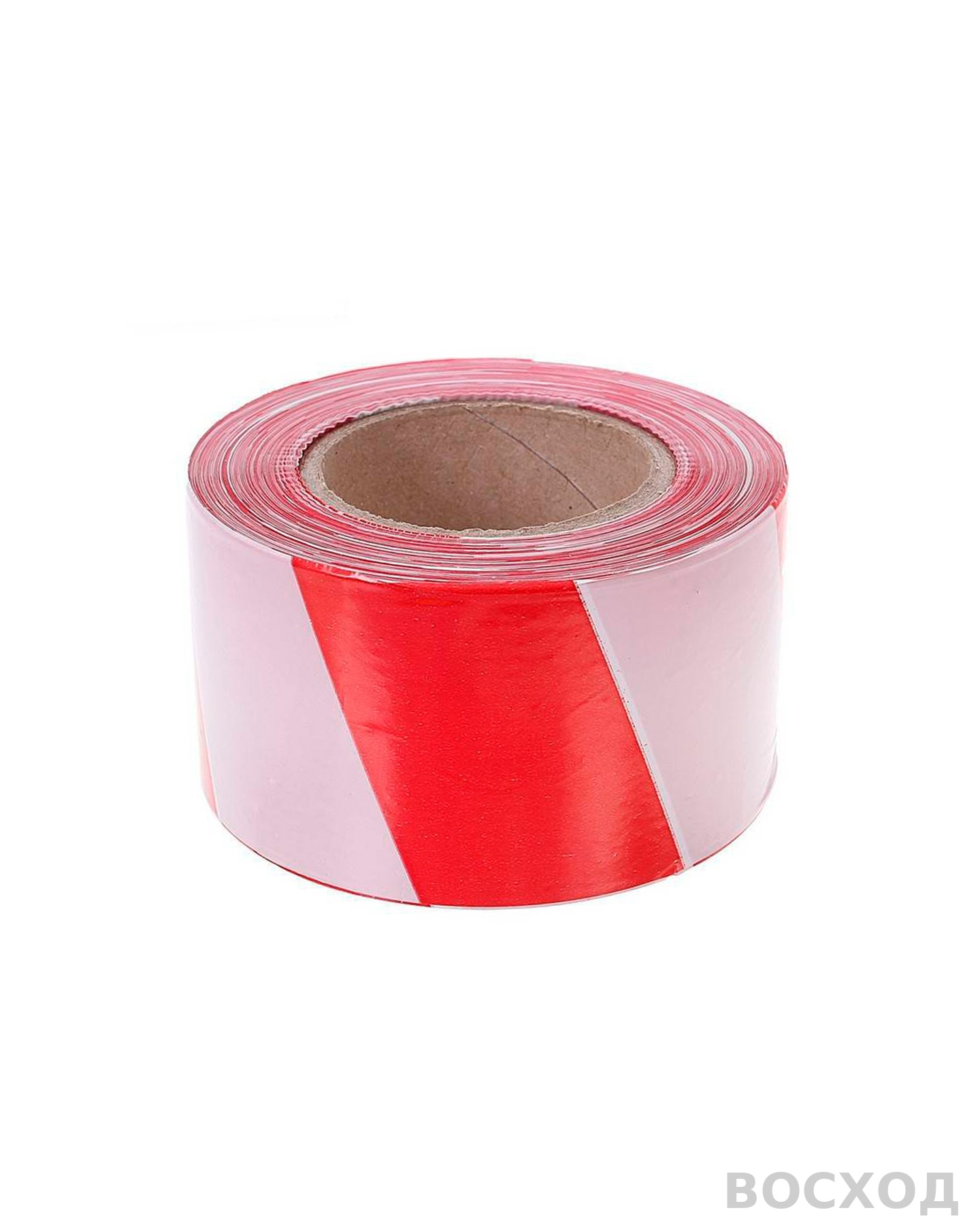 Лента для ограждений ЛО-500 ЗЕБРА (красно-белая) 75 мм (по 500 м) 50 микрон