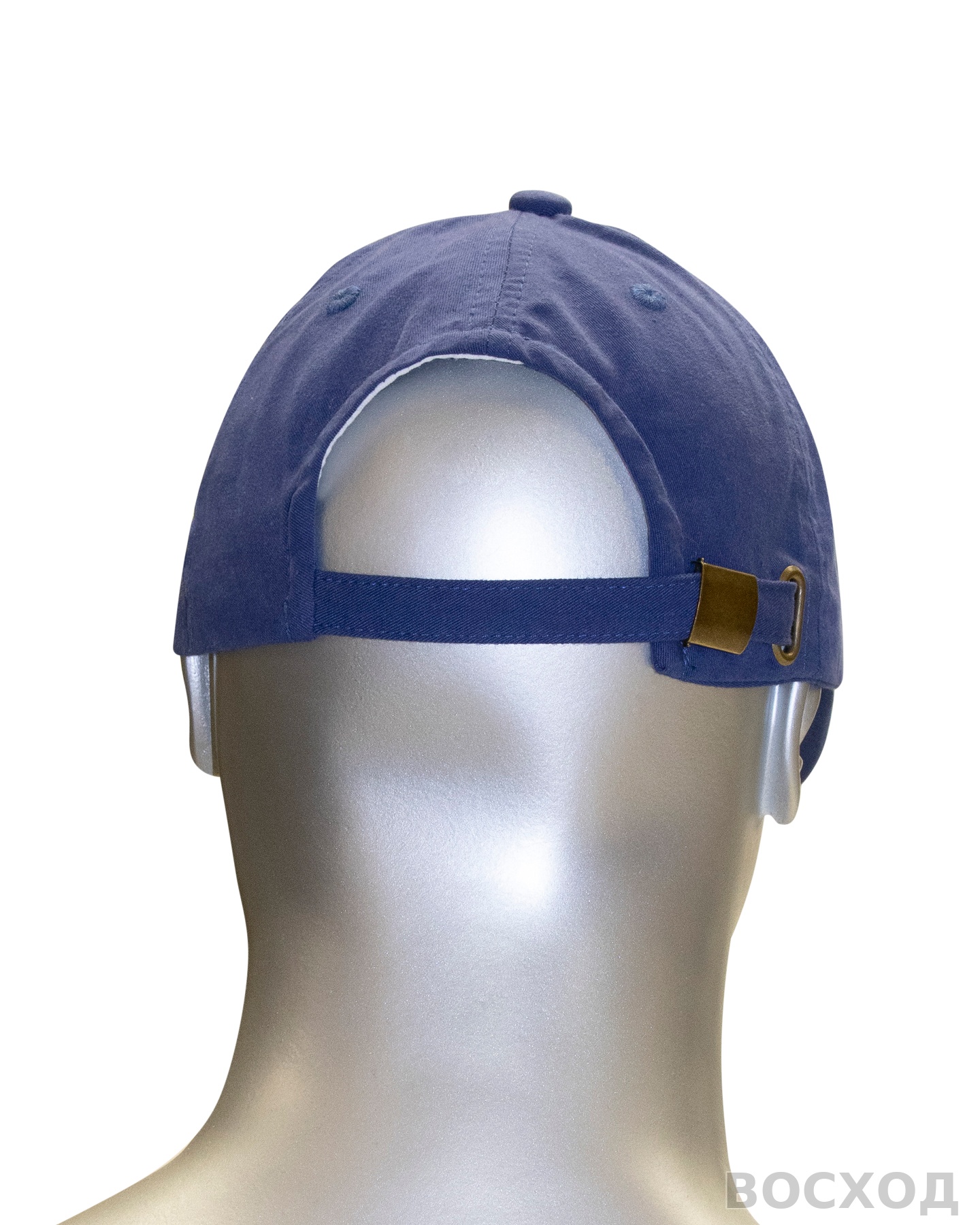 Кепка-бейсболка синяя (пакет по 50 шт.,в упаковке 200 шт.)